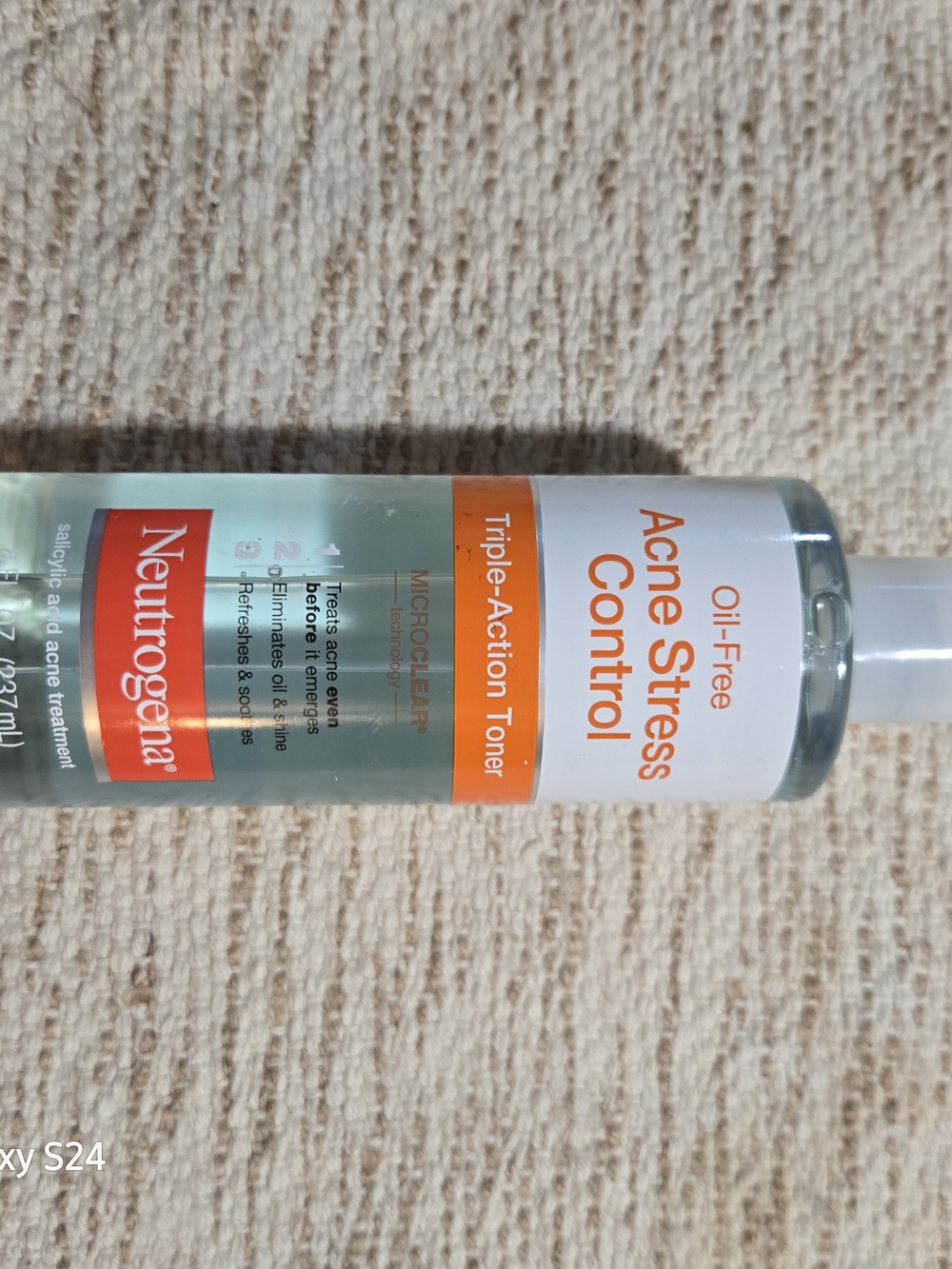 Neutrogena Acne Stress Control Triple-Action Toner - Clear Green/White/Orange